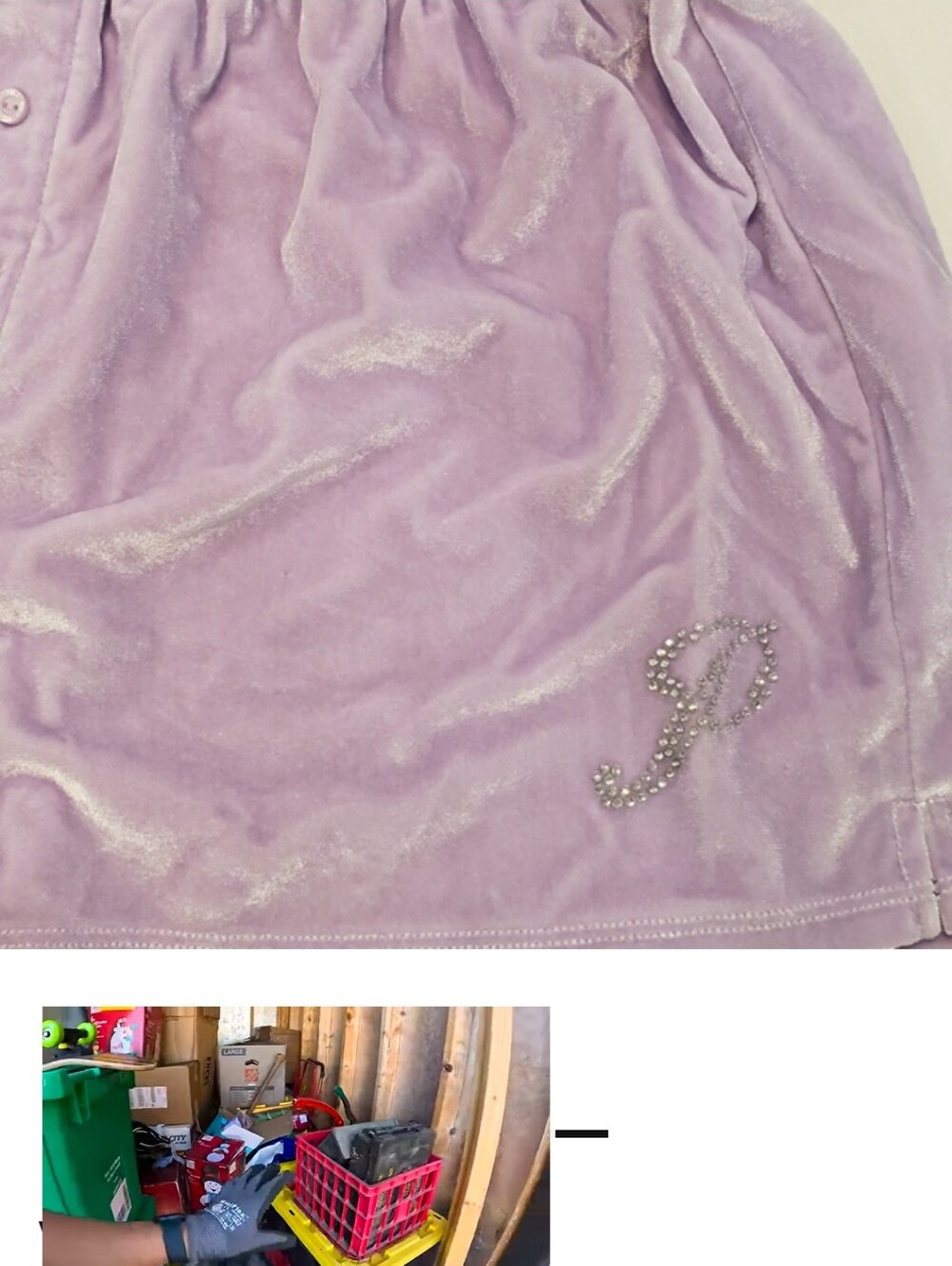 Victoria's Secret Pink Collection valentine Lavender Velvet Pj Shorts,small,